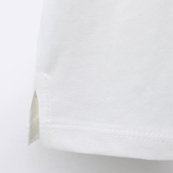 Zara Kids White Short Sleeve Tee with Red and Brown Print - Picture 4 of 4